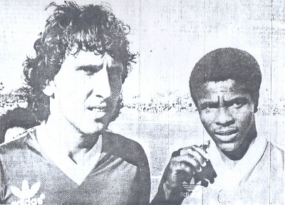 Marquinhos em jogo da seleção do DF e Flamengo em 1983