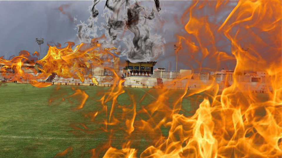 Qual o risco de incêndio no Estádio Regional?